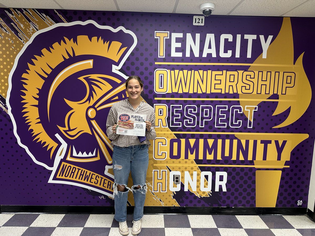 NHSTrojans's tweet photo. Congrats to Irie Morton on being selected as the NHS Athlete of the Week! Irie threw 37.04m in javelin, and is ranked #4 in South Carolina. This also was a Trojan Relays record and her own new school record. Irie also finished 3rd in shot put with a PR of 9.99m. https://t.co/oORyRp9Vmt