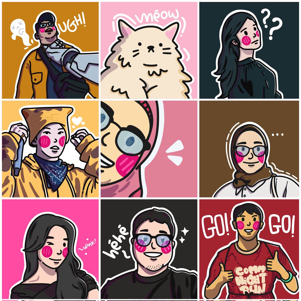 jellypastaa's tweet photo. Asta dan gambarnya, part 2.

helloww smuanyaa, ini ya udah selesai PFP kaliann. semoga suka yagesya kecuali meme, susah bet gambar bocil gondrong buset 😭

untuk file hi-ress bisa diunduh di sini: https://t.co/md8AFwuMEP https://t.co/fod4zWACld
