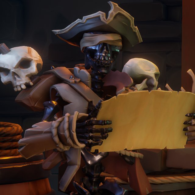 Finally got those Obsidian Bones, I eventually relented and started seeking a crew for assistance on that commendation. Since the update reduced the BB event frequency, soloing it is absolute chaos! #SeaOfThieves