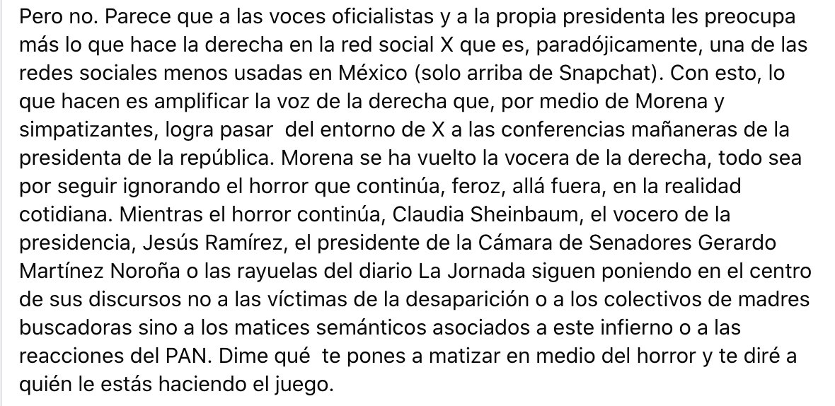 ¿A que le pones atención mediática en medio del horror?
Acá <a href="/YasnayaEG/">Yasnaya Elena</a> 
elpais.com/mexico/opinion…