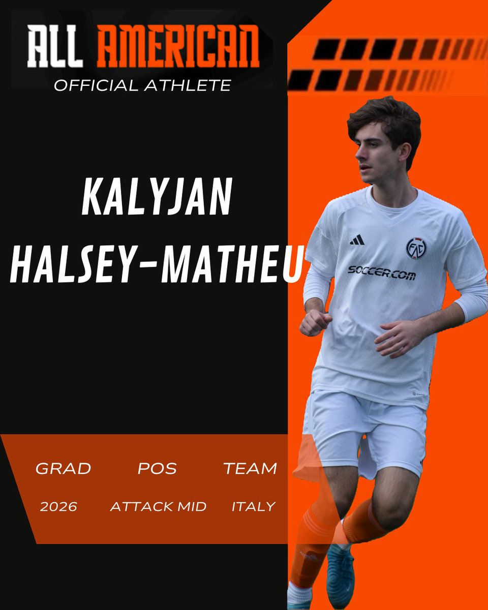 HalseyMatheu26's tweet photo. Milan, here I come ! Excited to take on the challenge against Euro academies March 24-31, 2025 #collegesoccerrecruiting #collegesoccerbound #collegesoccercoaches #exactsports https://t.co/9QkDCykvEW