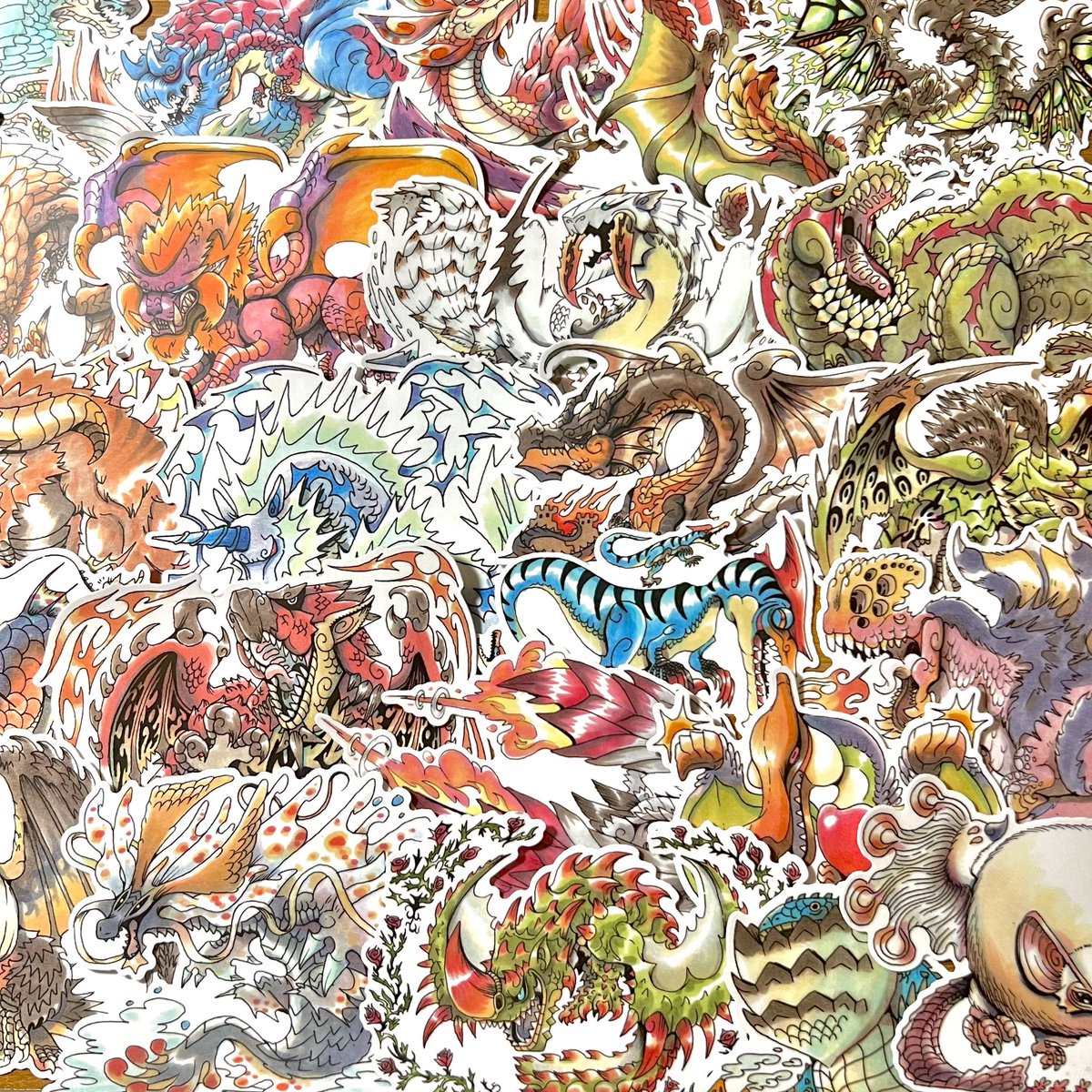 daltondoodles's tweet image. Monster Hunter shop update is LIVE🐲⚔️🔥 Artbook & poster preorders + 31 new monster hunter sticker designs available now! Daltondoodles.bigcartel.com