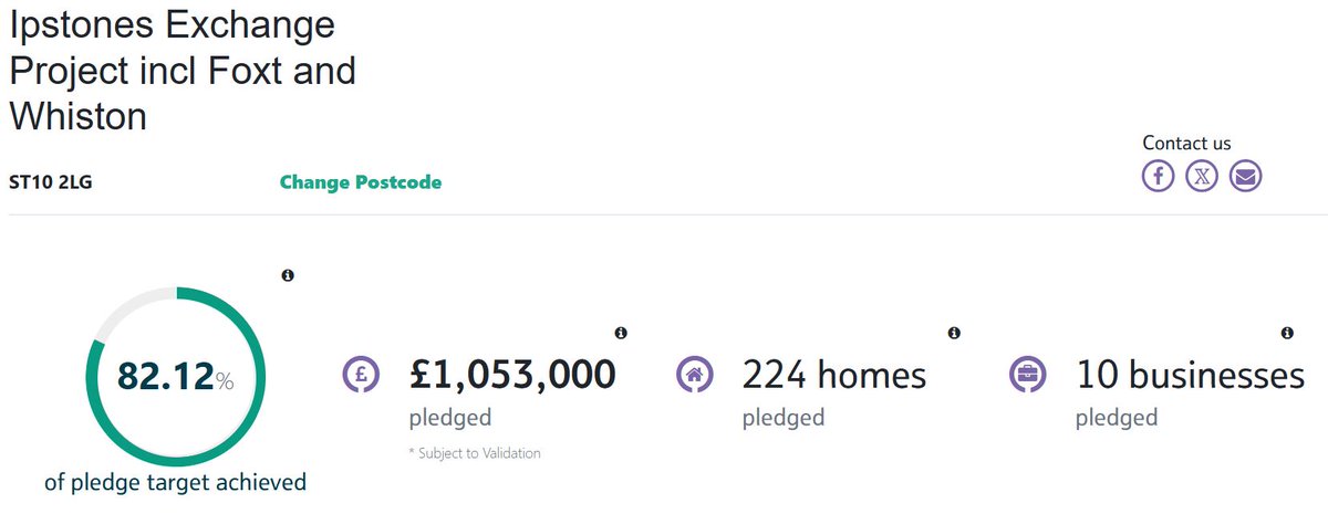 GigafastStaffs's tweet photo. It's #FullFibreFriday! The #Ipstones area project is currently in build (484 premises live) but only has 82% pledges - if you don't want to miss out on gigabit broadband, pledge your voucher - especially if you are in outlying areas: https://t.co/OjyflT98TF https://t.co/joZyR4VkUx
