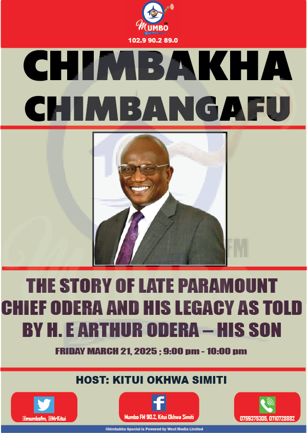 #Litungu #SikhonyaMwasi ENDALO YE BANAMAKESI. LUSIMO: MTI HUJULIKANA KWA MATUNDA YAKE! Waiyana: 0710728882/0759375305, Burume: FB: Mumbofm 90.2, Kitui Okhwa Simiti. XCom: @mumbofm.<a href="/MrKitui/">Kitui Smith, Caleb</a>