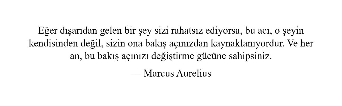 avuntusaati's tweet photo. Marcus Aurelius. Bakış Açını Değiştir. https://t.co/khZ4nKQm2T
