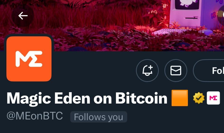 Magic Eden on Bitcoin 🟧 tweet media