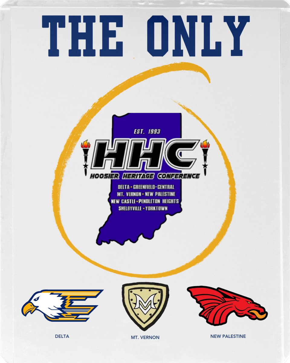 ππππ§π ππ§ππππ§πππ¦ (@deltaeagles_) on Twitter photo πππ ππππ π€πͺ
The Hoosier Heritage Conference is the only conference in Indiana (<a href="/IHSAA1/">IHSAA</a>) to have 3 boys basketball teams playing for a Semi-State Championship on Saturday!
<a href="/DeltaEagles_/">ππππ§π ππ§ππππ§πππ¦</a> <a href="/mvmarauders/">Mt. Vernon Athletics</a> <a href="/NPHSDragons/">New Palestine Dragons</a> πππ ππππ π€πͺ
The Hoosier Heritage Conference is the only conference in Indiana (<a href="/IHSAA1/">IHSAA</a>) to have 3 boys basketball teams playing for a Semi-State Championship on Saturday!
<a href="/DeltaEagles_/">ππππ§π ππ§ππππ§πππ¦</a> <a href="/mvmarauders/">Mt. Vernon Athletics</a> <a href="/NPHSDragons/">New Palestine Dragons</a>