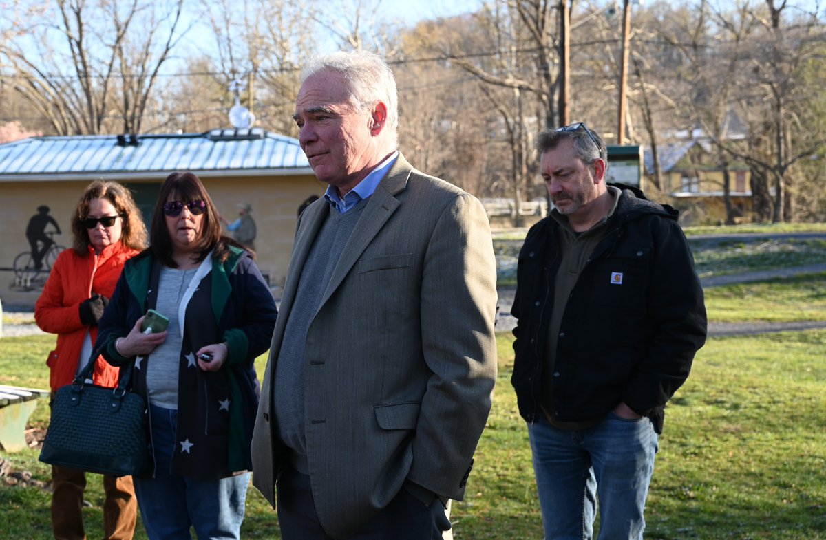Today, I was in Damascus to get an update on how federal funding we secured is helping rebuild the Creeper Trail and infrastructure damaged during Hurricane Helene. This trail is a crucial part of the local economy, and I’m impressed by the resilience of the community and