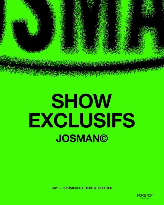 ON SE VOIT BIENTÔT LA MIF MERCI POUR LE SOUTIEN DEPUIS +10ANS 🖤
la billetterie est ouverte 🥳🌍

nonstopproductions.fr/fr/josman