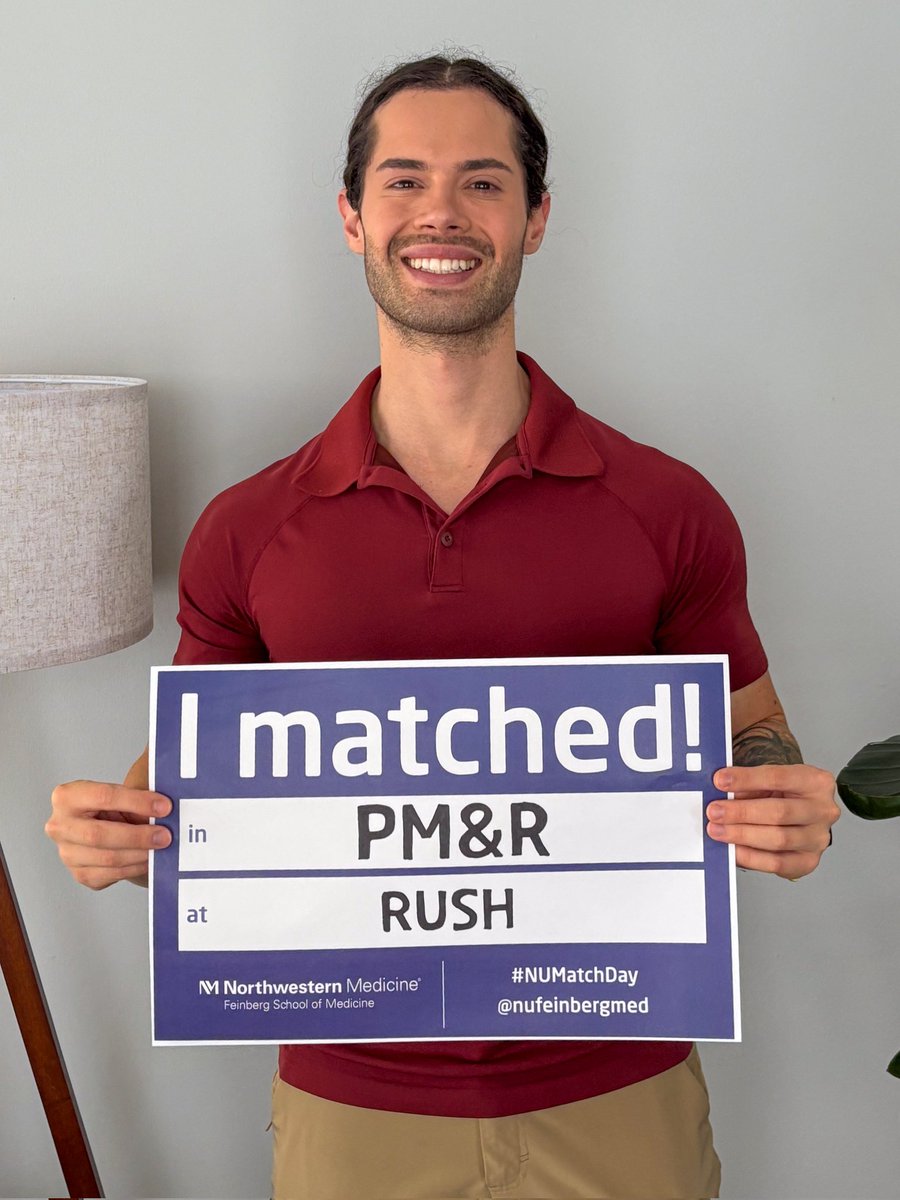 I MATCHED INTO PM&amp;R! 

Couldn’t be happier to start residency at Rush! Excited for this next chapter and grateful for everyone who supported me along the way.

#Match2025 #Physiatry #PMR