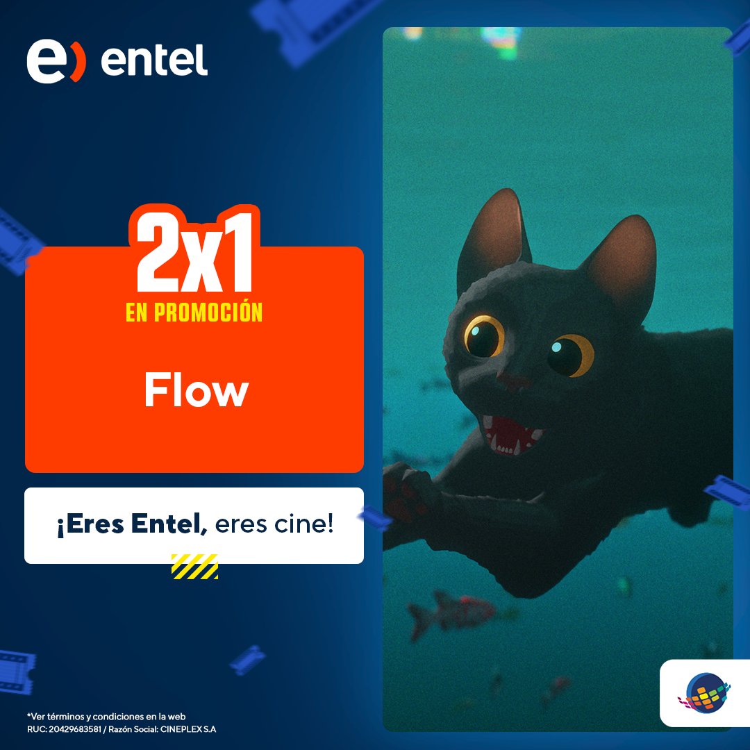 cineplanet's tweet photo. ¡ATENCIÓN PLANETS! 🚨🎬 Si eres cliente de Entel, prepárate para disfrutar del cine al máximo. 🍿✨
Solo ingresa tu código #Entel en nuestra web 🌐 o app 📲 y compra tus entradas en nuestra web 🌐https://t.co/LGhJ4KBI5m o app. 📲🎟🍿
#PromoEntel #Cineplanet #NuestraCartelera https://t.co/XYifuap7Oi