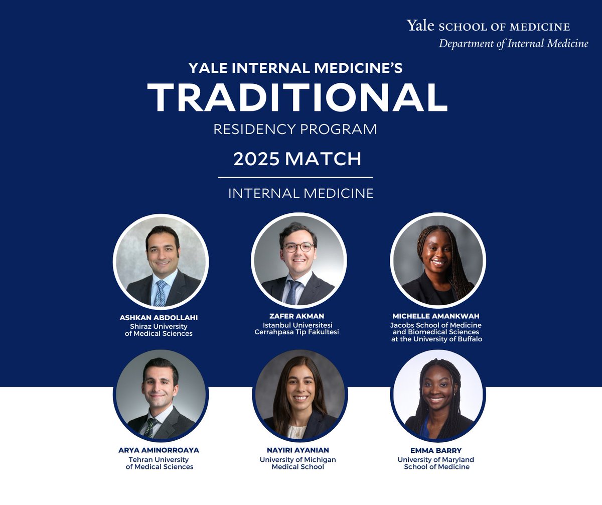 A huge welcome to the incoming interns for Yale Internal Medicine's Traditional Residency Program!
