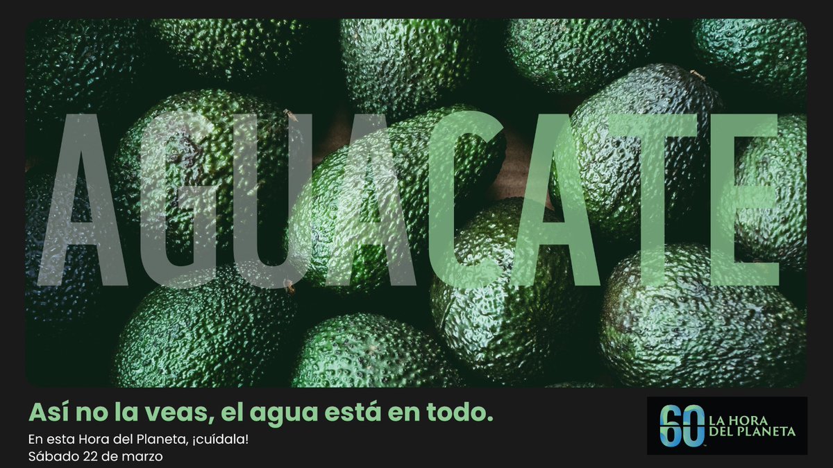 El agua sostiene nuestras ciudades, nuestros cultivos y nuestra biodiversidad, pero de manera equivocada pensamos que es ilimitada. 

Este 22 de marzo, en #LaHoraDelPlaneta, todos podemos actuar para proteger el agua y la vida. El cambio empieza hoy: wwf.org.co/que_hacemos/jo…