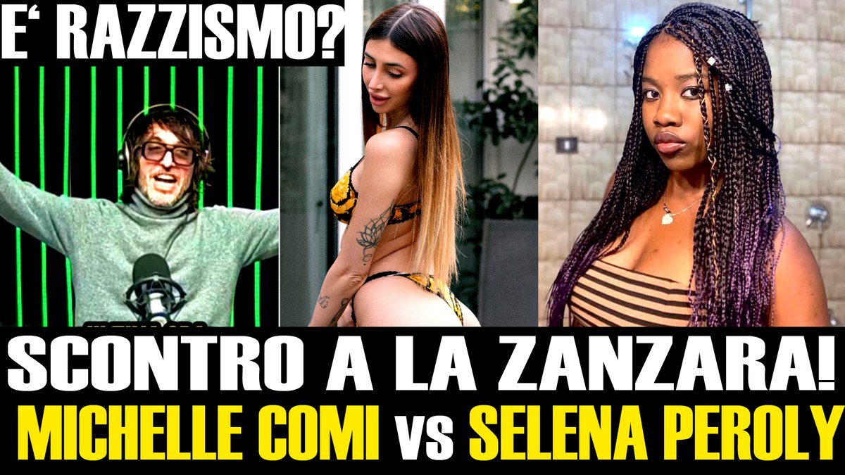 fioranialex's tweet photo. SCONTRO    #Michellecomi -#selenaperoly #LaZanzara   AIZZATE DA #cruciani E #parenzo... https://t.co/Tvv9lF9tuG via @YouTube https://t.co/GmpSLBydia