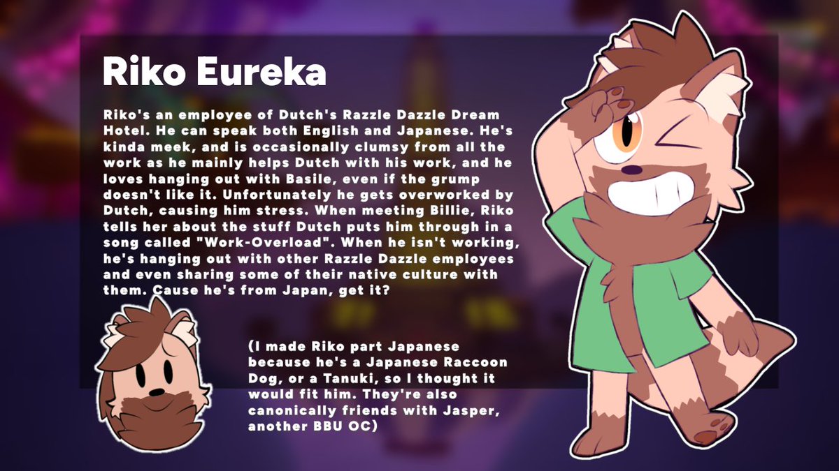 Stargazing_Goat's tweet photo. Let's give em a good ol' Razzle Dazzle welcome!
Riko's Bio!
#billiebustupoc #bbuoc
#billiebustup https://t.co/DVjlkMVqlT