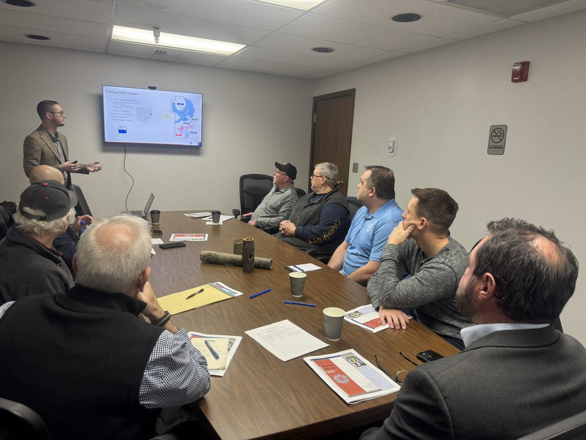 📍Jefferson County
A meeting is held with State Rep. Ron Ferguson and Senator Brian Chavez to discuss funding for Amsterdam’s water system upgrade project. I’ll have more tonight on <a href="/WTOV9/">WTOV NEWS9</a>