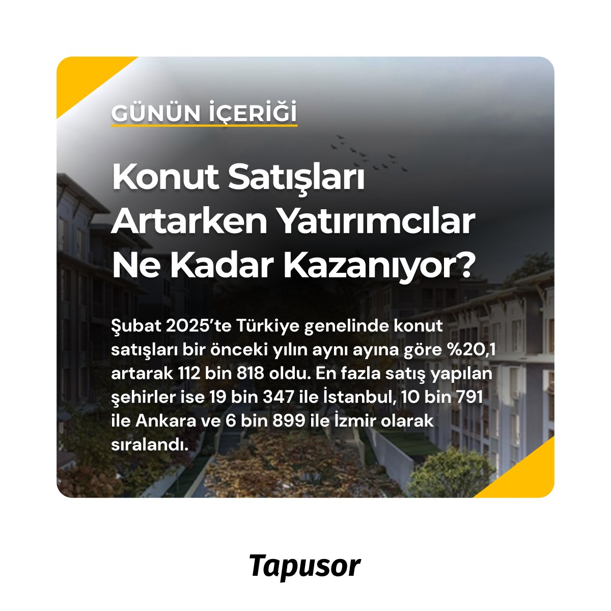 Haberimizi okumak için tıklayınız: blog.tapusor.com/konut-satislar…

#konutsatışları #yatırımcı #istanbulkonut #ankarakonut #izmirkonut