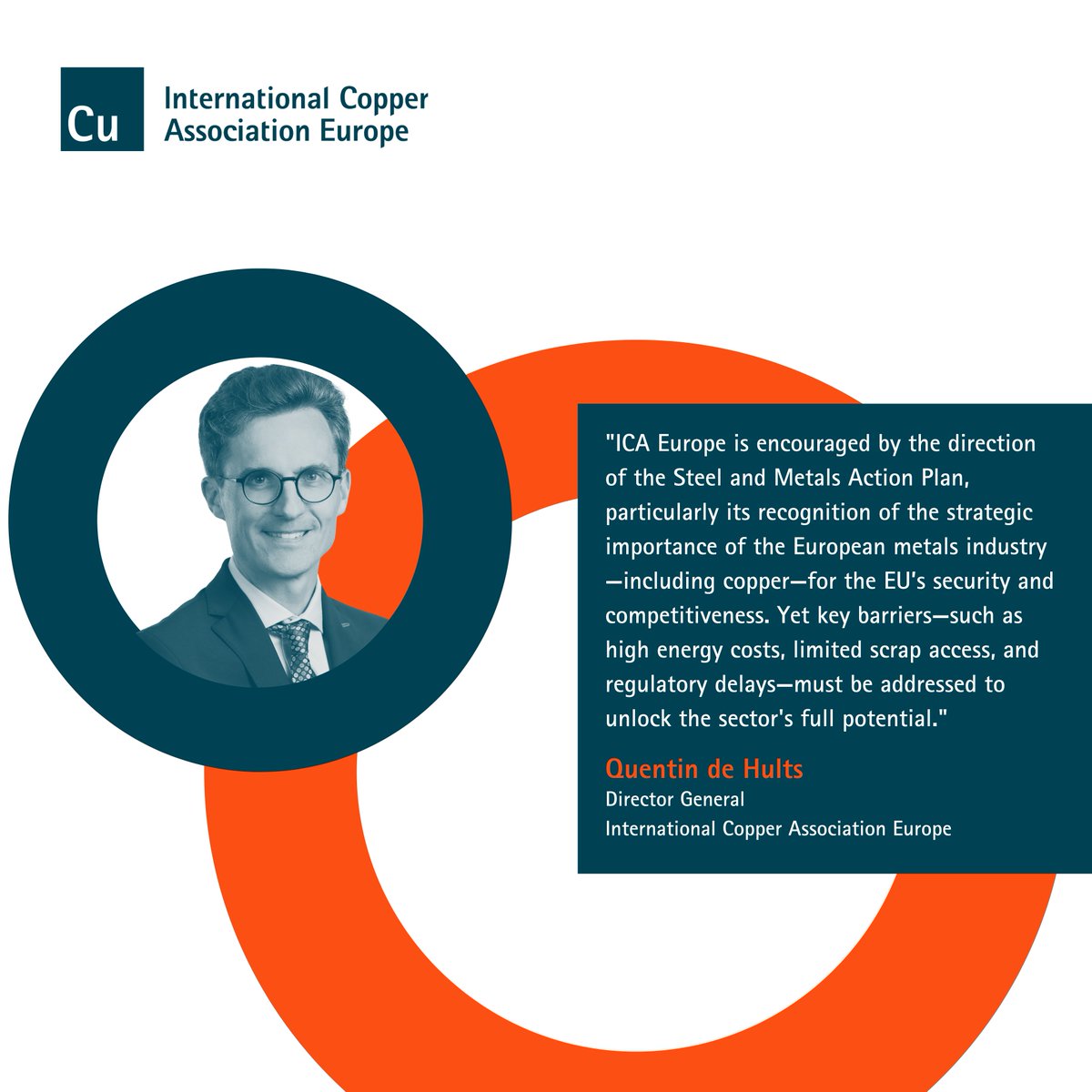 ICA Europe (@thinkcoppereu) on Twitter photo 📢 The <a href="/EU_Commission/">European Commission</a> Steel & Metals Action Plan is a step forward for 🇪🇺 #metals and #steel—but challenges remain for #copper producers.
⚡️ High energy costs
♻️ Limited scrap access
📜 Slow permitting
🛠️ Key fixes needed:
🔌 Stable, affordable power
📉 Address PPA profiling 📢 The <a href="/EU_Commission/">European Commission</a> Steel & Metals Action Plan is a step forward for 🇪🇺 #metals and #steel—but challenges remain for #copper producers.
⚡️ High energy costs
♻️ Limited scrap access
📜 Slow permitting
🛠️ Key fixes needed:
🔌 Stable, affordable power
📉 Address PPA profiling