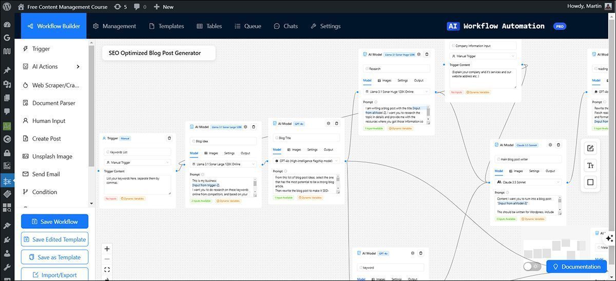 wpmayor's tweet image. Is this the future of WordPress in the AI era?
What if WordPress wasn’t just a CMS—but the foundation for fully autonomous, AI-powered businesses? That’s exactly what the #AIWorkflowAutomation plugin for WordPress aims to do. Learn more here 👉: buff.ly/42YGP0u