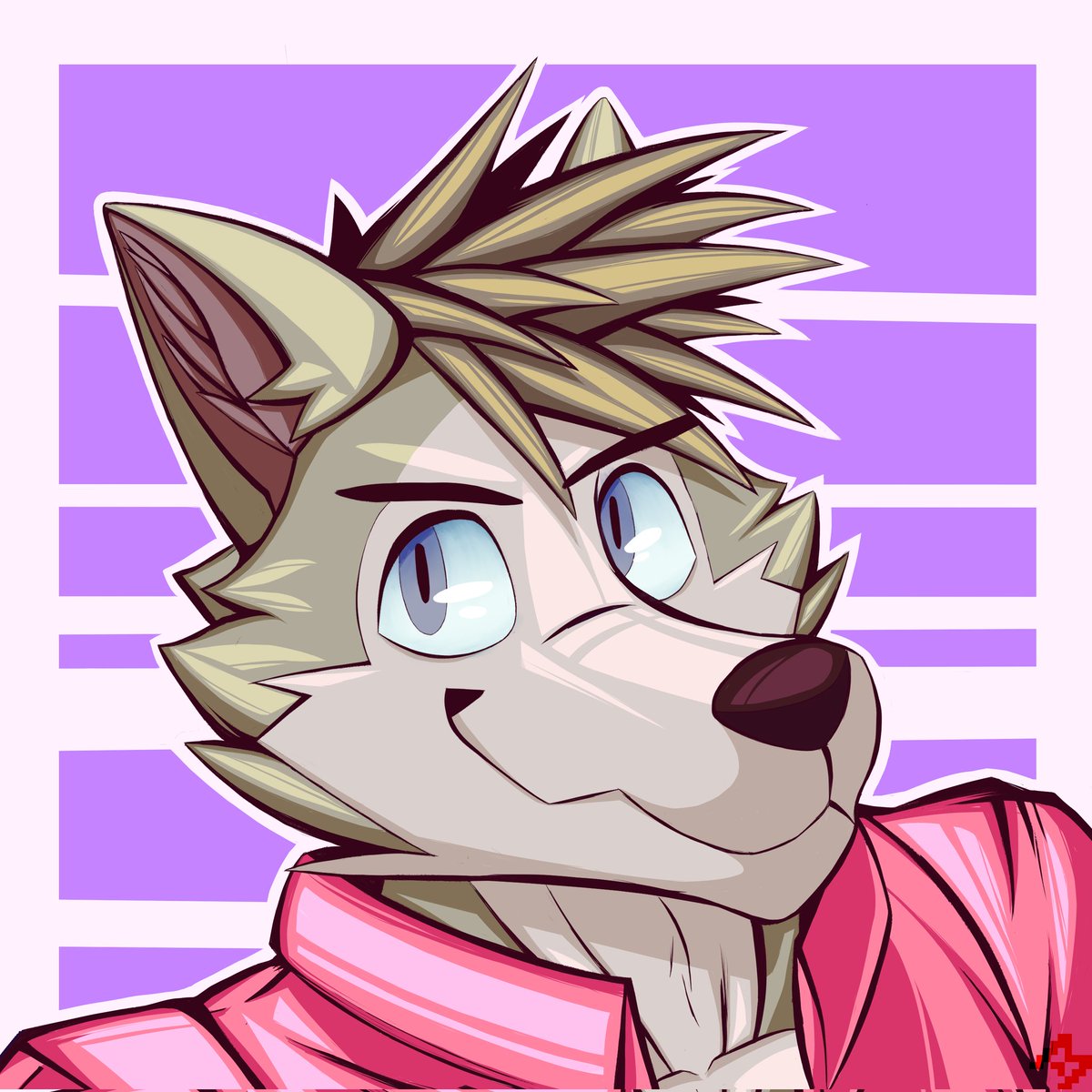 HMight_Ty's tweet photo. Commission finished, a nice icon for @Mooiwolf, I hope you liked it ✨ https://t.co/hYnxcb5tZV
