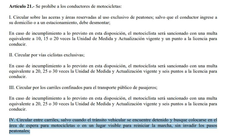 lordcwz's tweet photo. @Rhevolver se nota la pendejez de alguien que jamas ha tocado una motocicleta en estados unidos esta totalmente permitido en varios estados el Lane splitting y en mexico en CDMX el reglamento de transito esta especificado en el articulo 21 por lo tanto el simio eres tu: https://t.co/rtinabxkL9