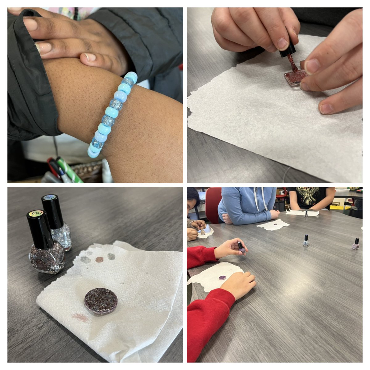 WJHSL3's tweet photo. Jewelry making in L3 
@WJHS75 @vw_innovation @ASchout10 @WCSDEmpowers https://t.co/5za8gyRqep
