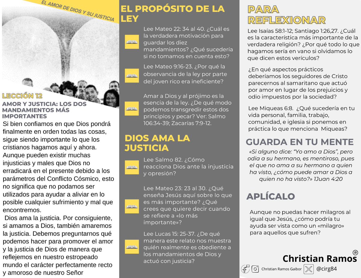 cirg84's tweet photo. Bosquejo para repaso de Escuela Sabática, lección 12. Primer trimestre del 2025. #LESAdv @iasd @adventistchurch https://t.co/yhuIjFby0n