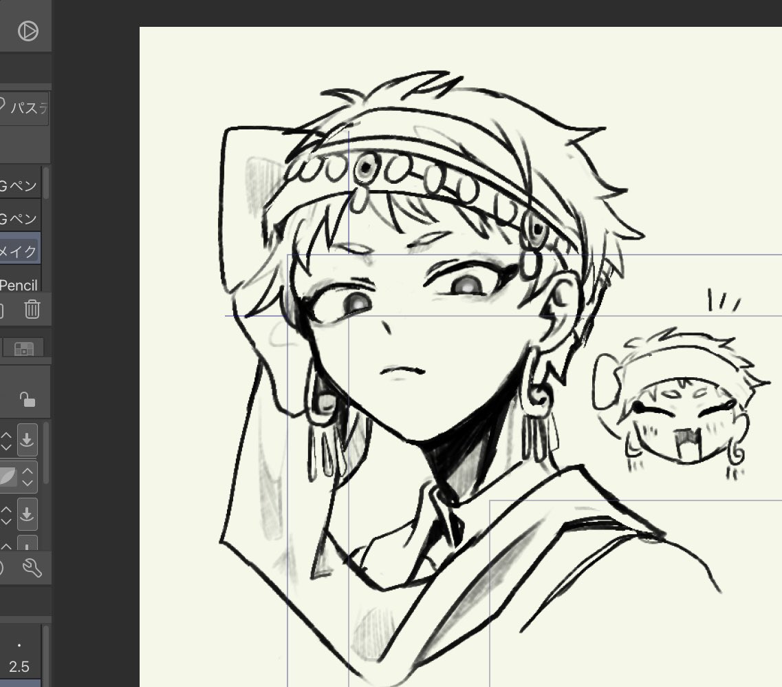 毎度のことながら線がふにゃふにゃすぎるのでレイヤー1枚で線と影描いて、影ごと削りながら修正したりと効率よくやりたい…

と漫画描く前に試し描きしてはコレジャナイになって結局練習だけで終わる 