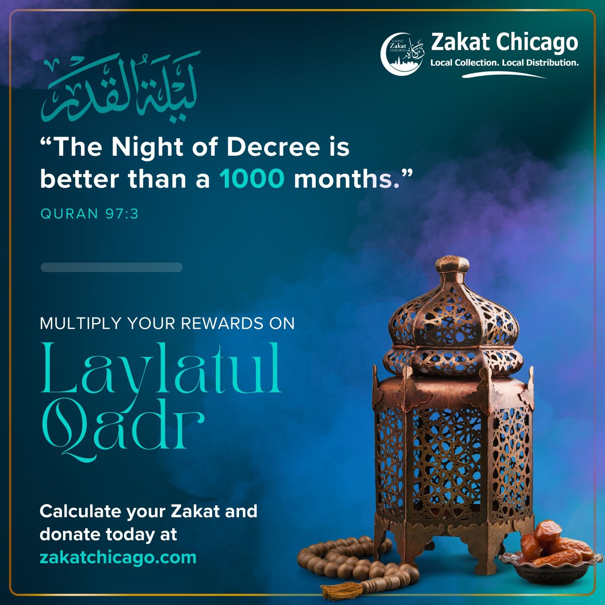 Laylat al-Qadr is the Night of Power, the Night of Blessings.

✨Maximize your rewards by giving Zakat on this sacred night.

Give your Zakat at zakatchicago.com/donate

#Ramadan #Ramadan2025 #RamadanCharity #ZakatChicago #Zakat