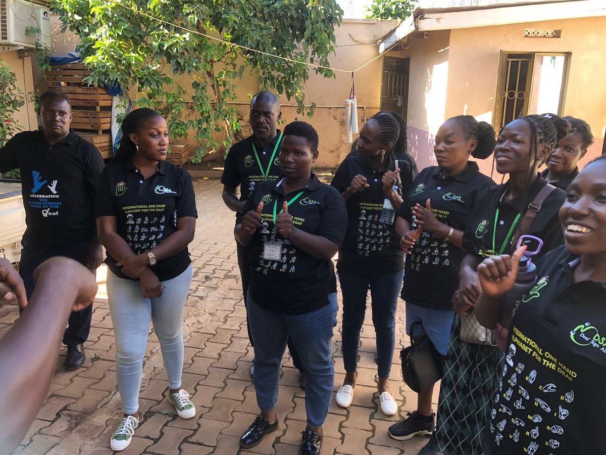 deaf_alliance's tweet photo. As part of our efforts to promote sign language, we successfully conducted a comprehensive sign language training course for 18 students from Makindye Division, KCCA, including government officials for 3 months.

https://t.co/JNAjTiyZkG https://t.co/DsG0iDTqNx