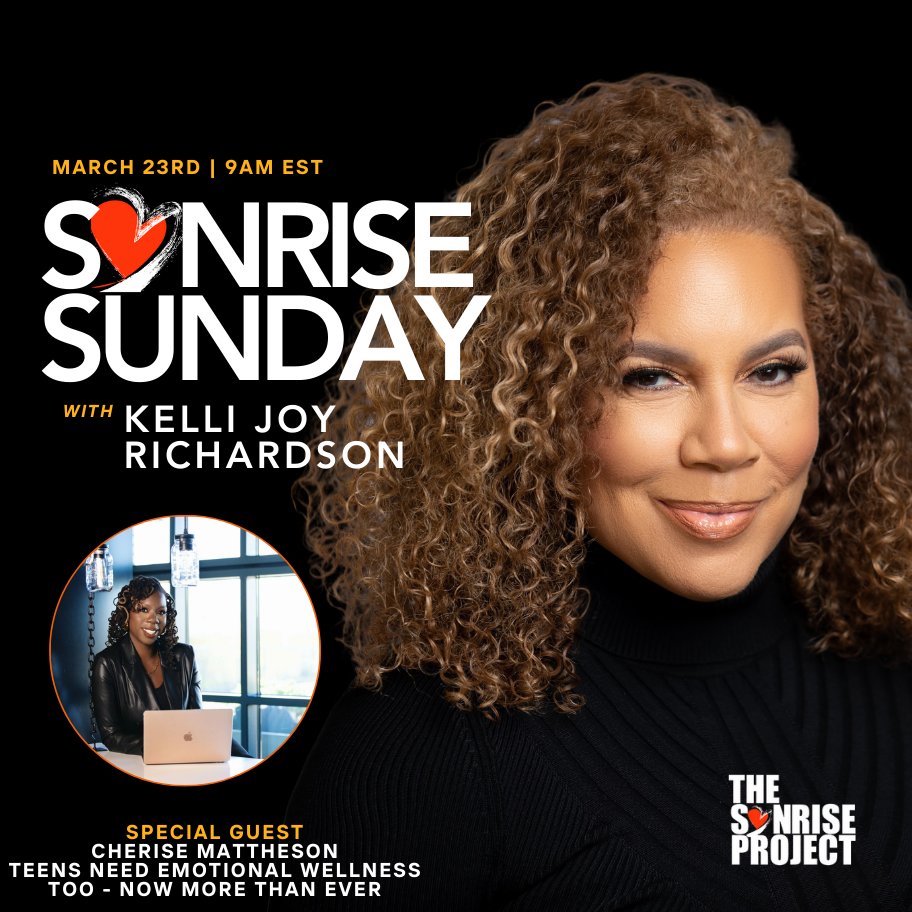 In today's fast-paced, digital world, our teenagers are facing unprecedented pressures. Join our guest, Cherise Mattheson, MSW this Sunday, March 23rd at 9 am EST as she shares tools for parents and adults to help support teens they love.

Register at the link in our bio.