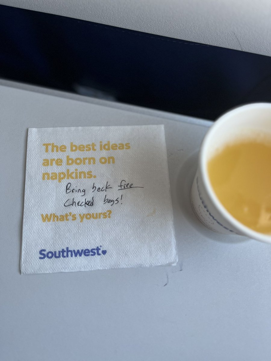 Here’s an idea for you <a href="/SouthwestAir/">Southwest Airlines</a>