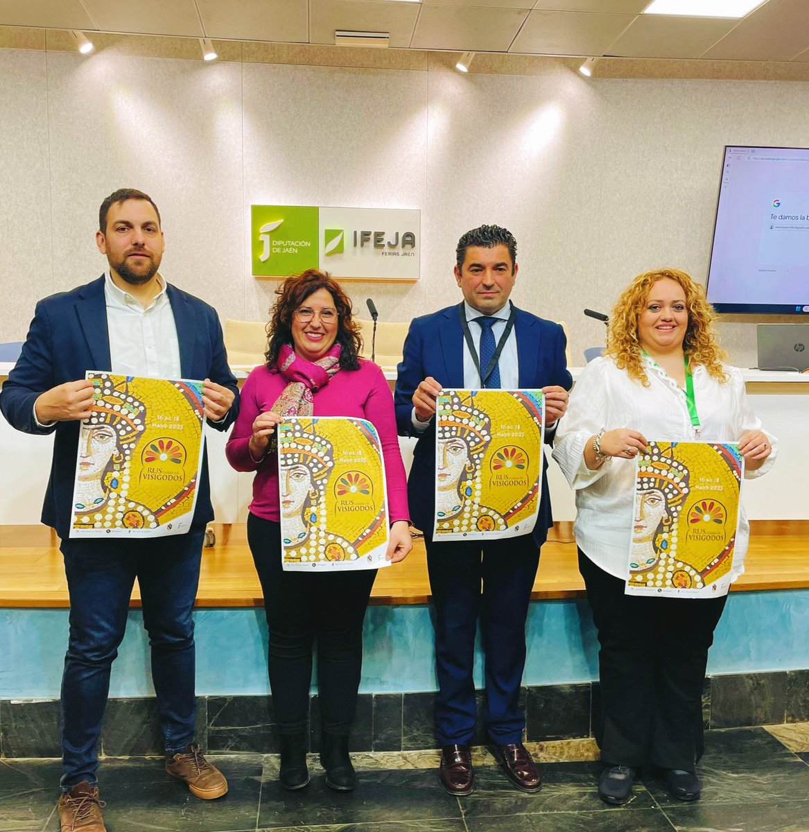📰El rey Leovigildo será el protagonista de la VI edición de “Rus Tierra de Visigodos”👑  

👉La localidad de Rus se prepara para la que será su VI edición de “Rus Tierra de Visigodos”. Por ello, hoy en la feria de los pueblos se ha realizado un avance sobre lo que nos deparará.