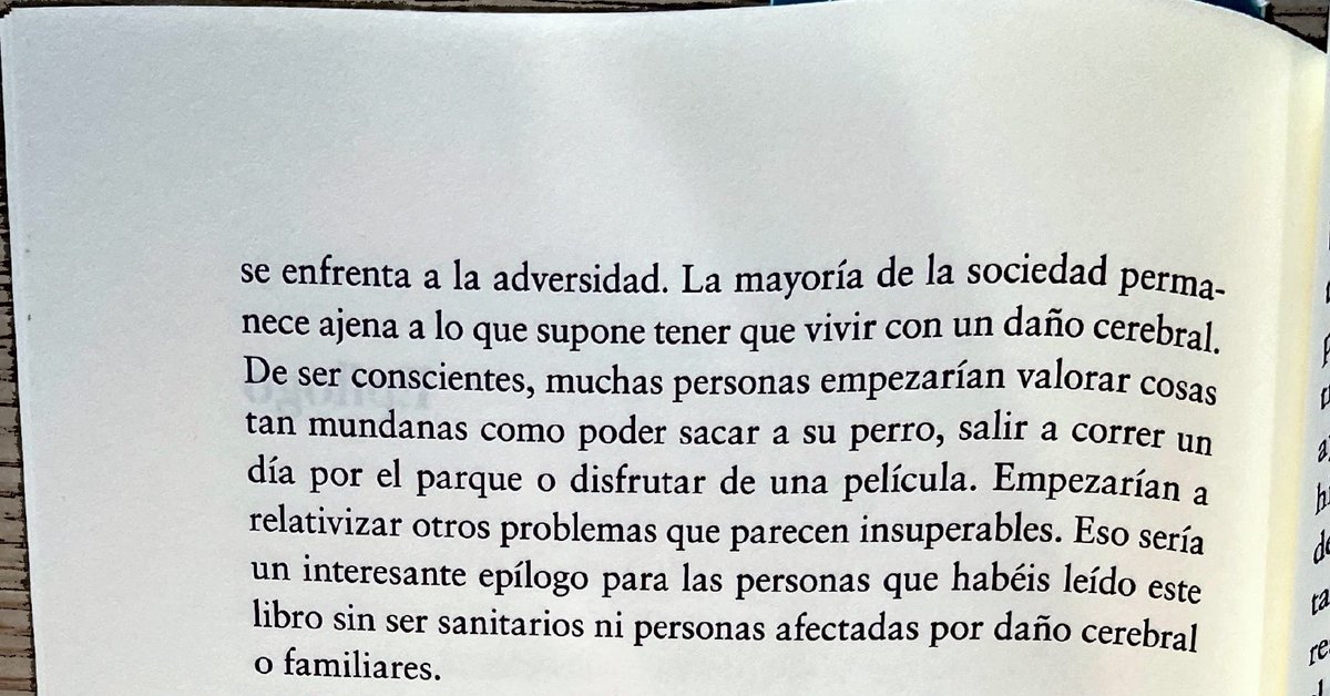 _garcia_molina's tweet photo. Felicidades @AaronDelOlmo por tu estupendo libro "El cerebro es un cabrón". 

Me quedo con esta reflexión. https://t.co/iQ9ROChfop