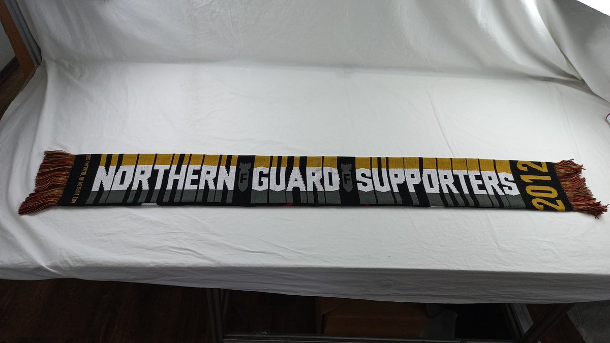 NGSMerch's tweet photo. A new season means a new season scarf that'll be available tomorrow at the NGS merch tent behind the smoking section 👀 https://t.co/ol9vAFHOGm