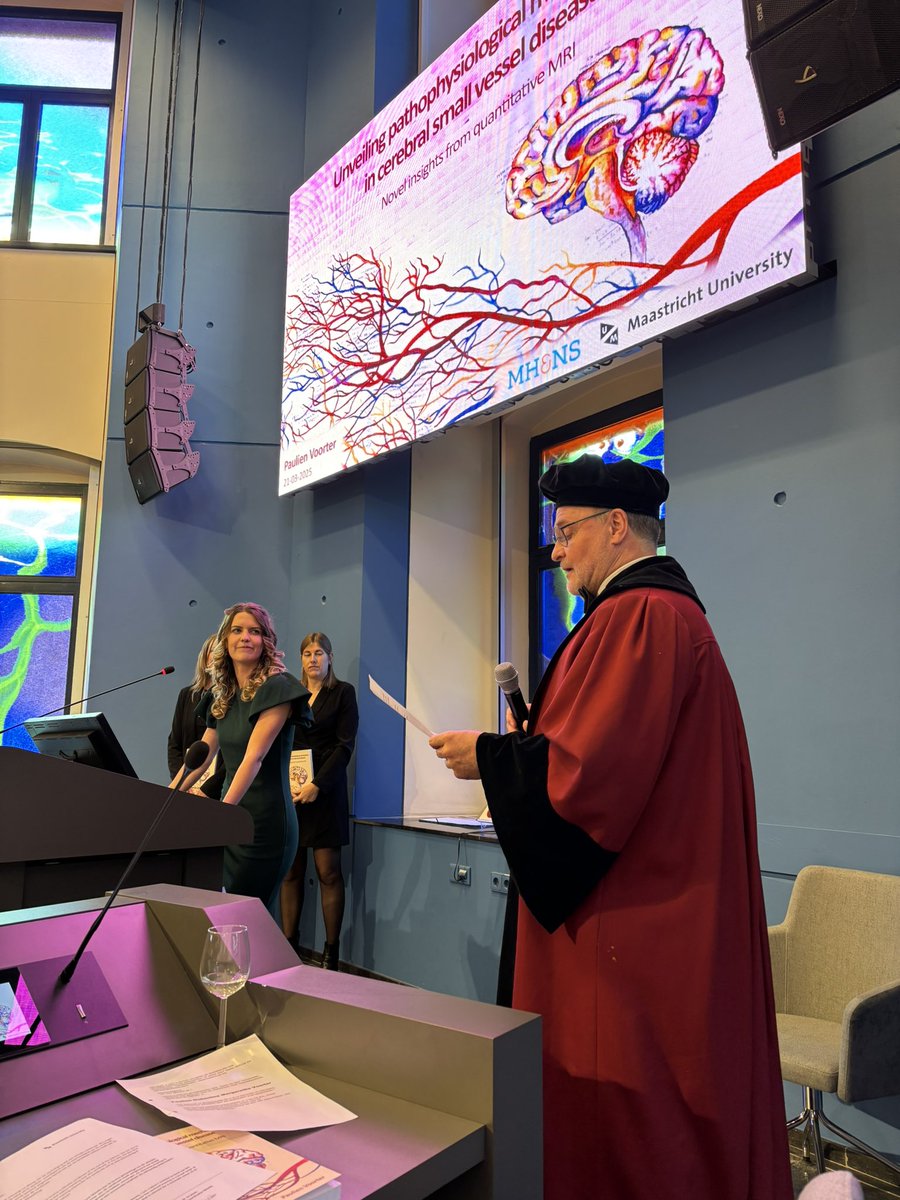 Dr Jacobus FA Jansen π§ βοΈπ (@jfajansenphd) on Twitter photo Congrats <a href="/PaulienVoorter/">Paulien Voorter</a> with your excellent Phd defence βUnveiling pathophysiological mechanisms in cerebral small vessel disease: Novel insights from quantitative MRIβ at <a href="/MaastrichtU/">Maastricht University</a> Congrats <a href="/PaulienVoorter/">Paulien Voorter</a> with your excellent Phd defence βUnveiling pathophysiological mechanisms in cerebral small vessel disease: Novel insights from quantitative MRIβ at <a href="/MaastrichtU/">Maastricht University</a>