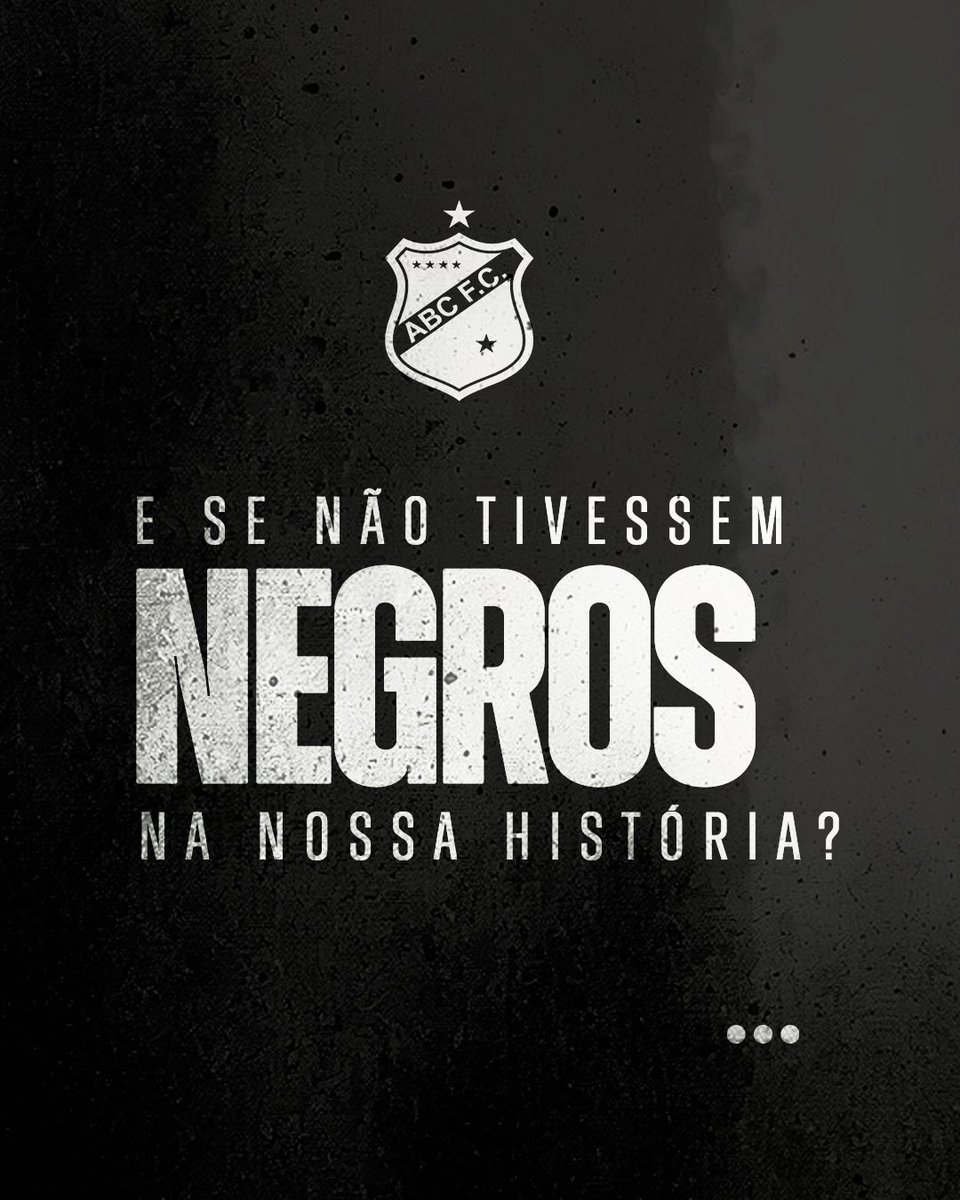 ABCFC's tweet photo. O ABC é grande porque grandes craques negros construíram nossa história. Honramos cada um deles e seguimos firmes na luta por um esporte e um mundo mais justos.

O futebol é paixão, raça e união. Não há espaço para o racismo!

#NãoAoRacismo
#AlvinegroPotiguar
#DiaInternacionalContraADiscriminaçãoRacial