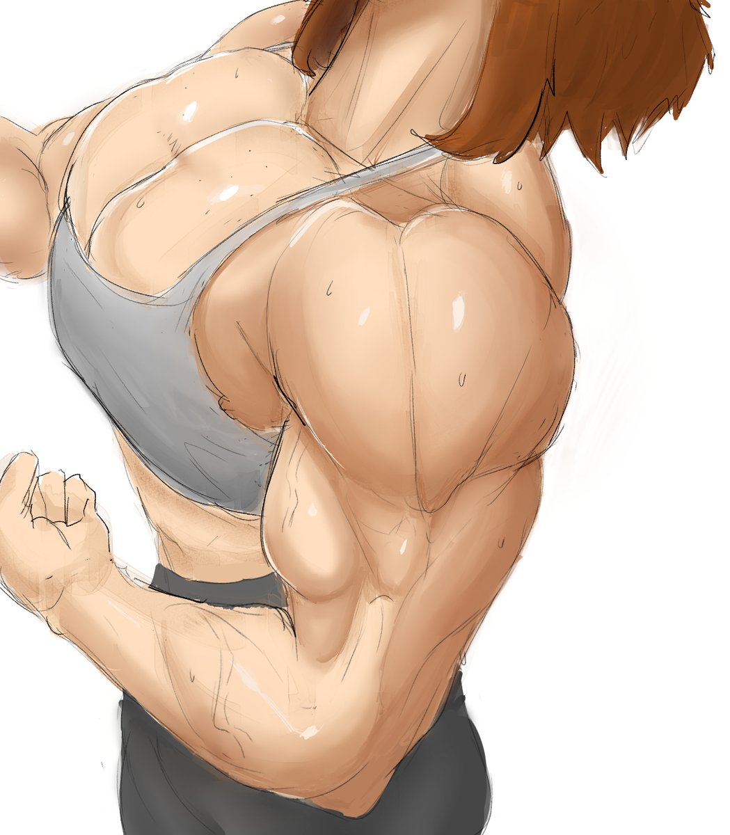 post workout selfie