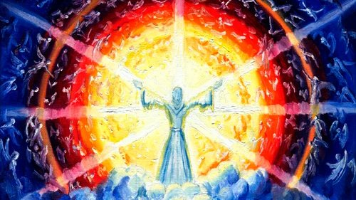 the_culturist_'s tweet photo. Tolkien's universe is first sung into existence via the music of creation.

Arda begins as a perfect, symmetrical world, absent darkness, until Melkor (a Lucifer figure) brings evil into it. https://t.co/3NUr14nZBA