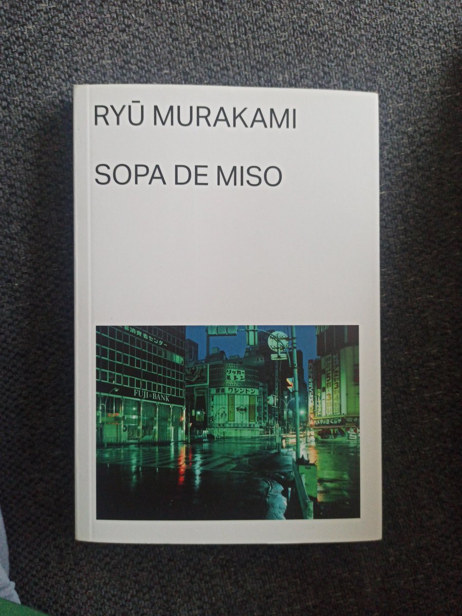 cnicolasros's tweet photo. Nueva lectura, allá vamos. 
Sopa de Miso. https://t.co/87kU70P247