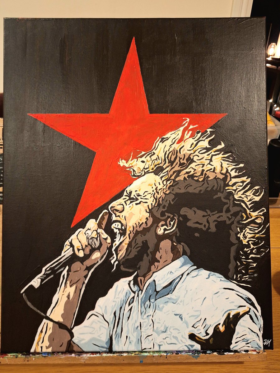 Finally finished this one 
#art #paint #painting #portrait #RATM #rageagainstthemachine #rock #zachdelarocha