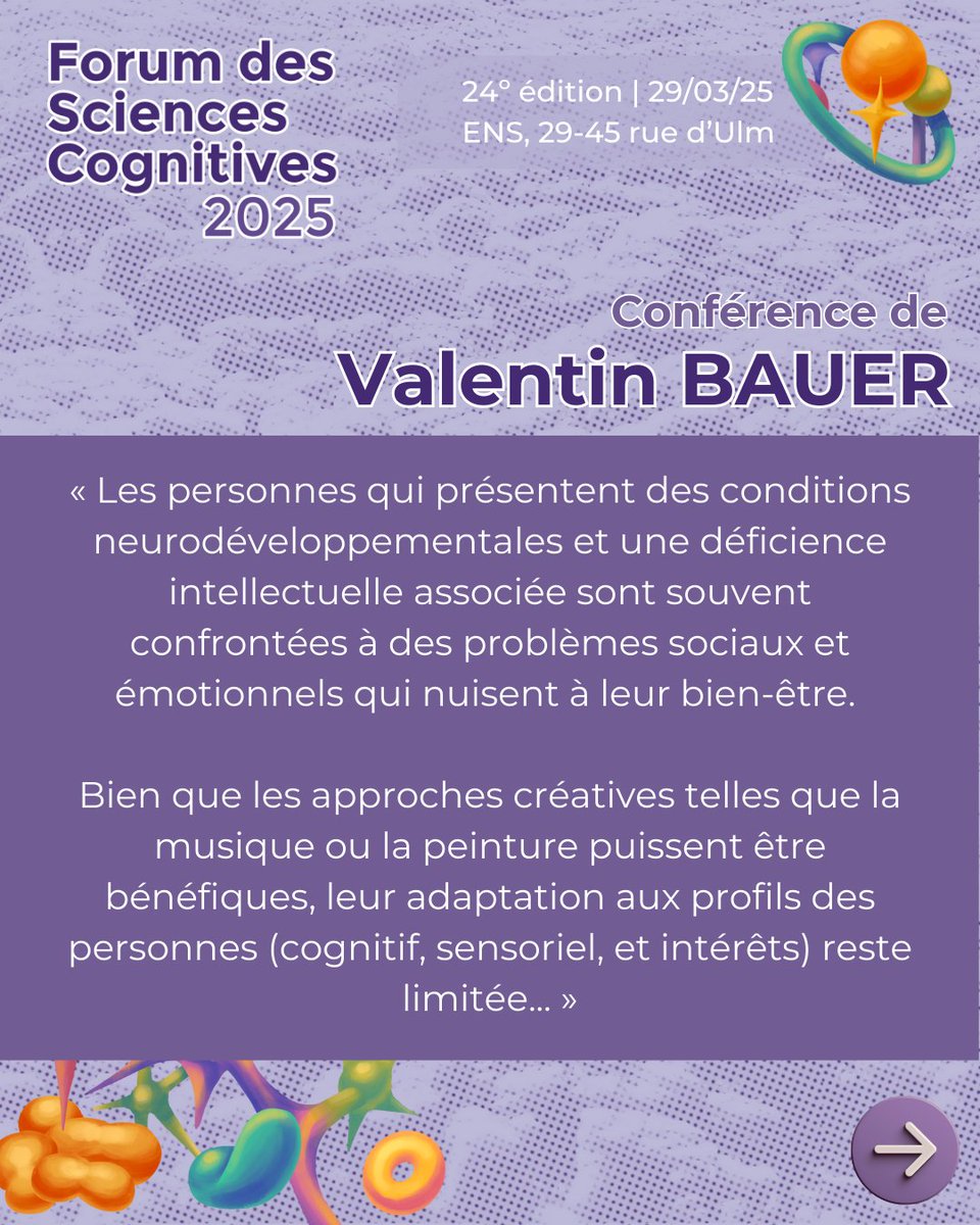 ✨ Rencontrez les intervenants du 24e FSC!

🎤  Intervenant: 
Valentin BAUER

🎨Titre de la présentation: 
Combiner musique et peinture en réalité augmentée pour promouvoir l’expressivité et la collaboration d’adultes avec des conditions neurodéveloppementales

(1/7)
