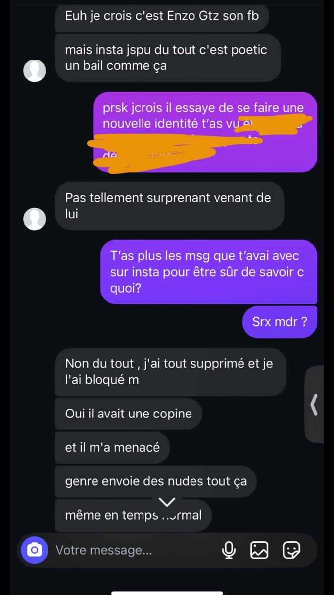 Sabthhh's tweet photo. @ybshwhsshjd @Ur3pr4ty @usersinfo9 J’ai plus mes comptes concerné mais c’est une personne sur les 10000 qu’il avait menacé déjà en 2017/2018 https://t.co/9PtDjvzVnH
