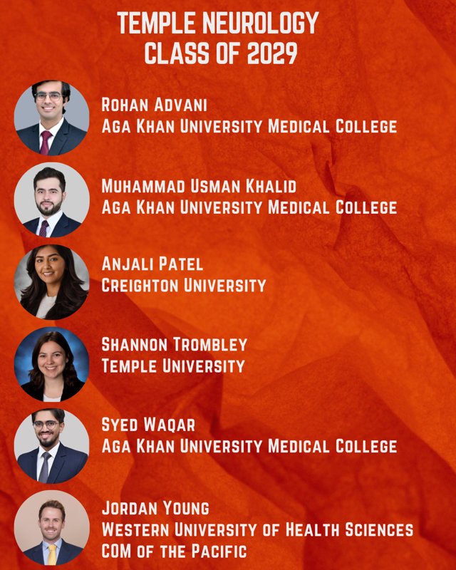 Lauren Koffman DO, MS (@laurenkoffman) on Twitter photo Congratulations to everyone #Match2025 !!! We are thrilled to welcome our newest <a href="/TempleNeurology/">Temple Neurology</a> residents, have fun celebrating! Congratulations to everyone #Match2025 !!! We are thrilled to welcome our newest <a href="/TempleNeurology/">Temple Neurology</a> residents, have fun celebrating!