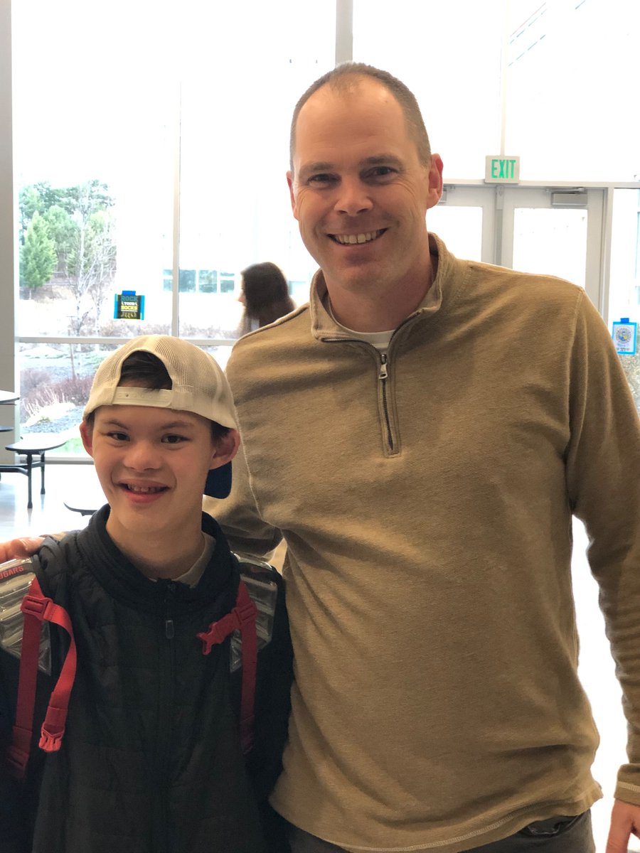 Pretty special dude right here!
My man Olie celebrating World Down Syndrome Day with the Hounds! 🏈🏈💯 <a href="/PullmanFootball/">Pullman Football</a>  <a href="/houndcentral/">Hound Central</a>