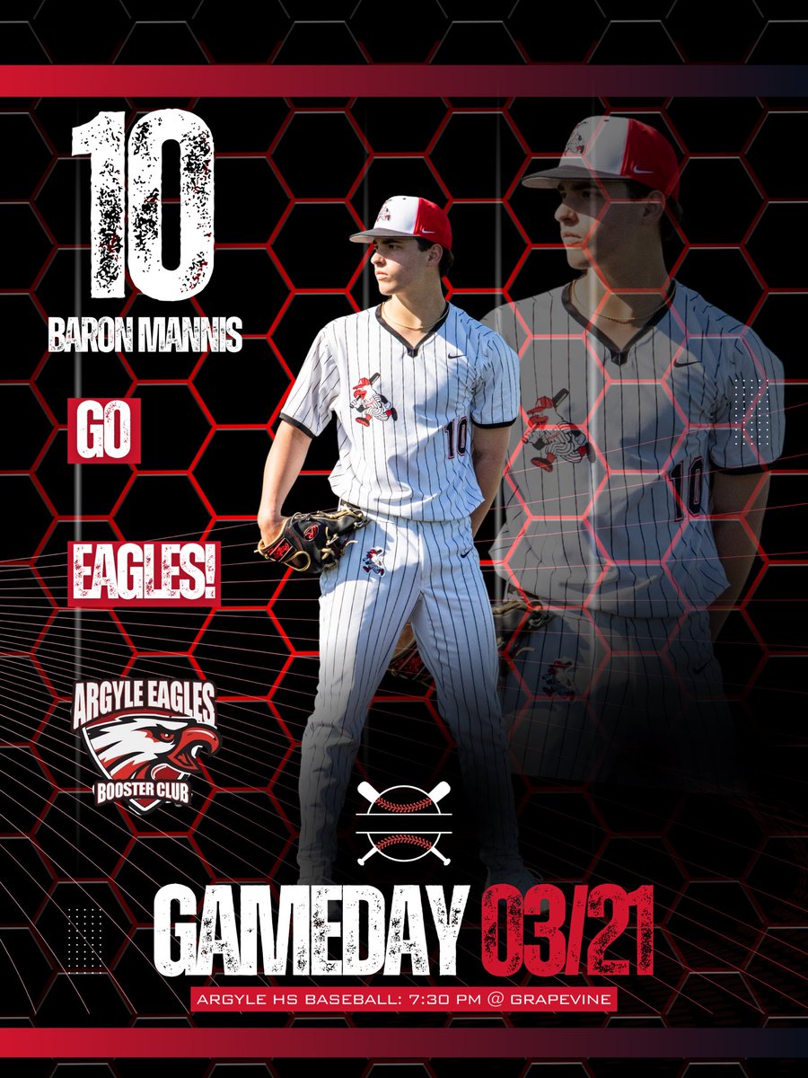 Argyle Eagles Booster Club (@argylesports) on Twitter photo <a href="/Argyle_Baseball/">Argyle Baseball</a> takes on Grapevine tonight at 7:30 PM! Letโs pack the stands and bring the energyโผ๏ธ๐ฆ
canโt make it to the game? Listen in at the broadcast link below!
๐ Grapevine High School Baseball Field
โฐ 7:30 PM
๐๏ธ meridix.com/event/263361
#ArgyleBaseball <a href="/ArgyleISD/">Argyle ISD</a> <a href="/Argyle_Baseball/">Argyle Baseball</a> takes on Grapevine tonight at 7:30 PM! Letโs pack the stands and bring the energyโผ๏ธ๐ฆ
canโt make it to the game? Listen in at the broadcast link below!
๐ Grapevine High School Baseball Field
โฐ 7:30 PM
๐๏ธ meridix.com/event/263361
#ArgyleBaseball <a href="/ArgyleISD/">Argyle ISD</a>