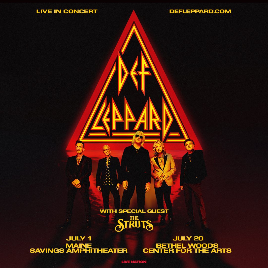 The Struts (@thestruts) on Twitter photo We’re thrilled to be rocking the stage with <a href="/DefLeppard/">Def Leppard</a> for TWO incredible shows this July! Tickets are on sale now—don’t miss out!
thestruts.com/tour/ We’re thrilled to be rocking the stage with <a href="/DefLeppard/">Def Leppard</a> for TWO incredible shows this July! Tickets are on sale now—don’t miss out!
thestruts.com/tour/