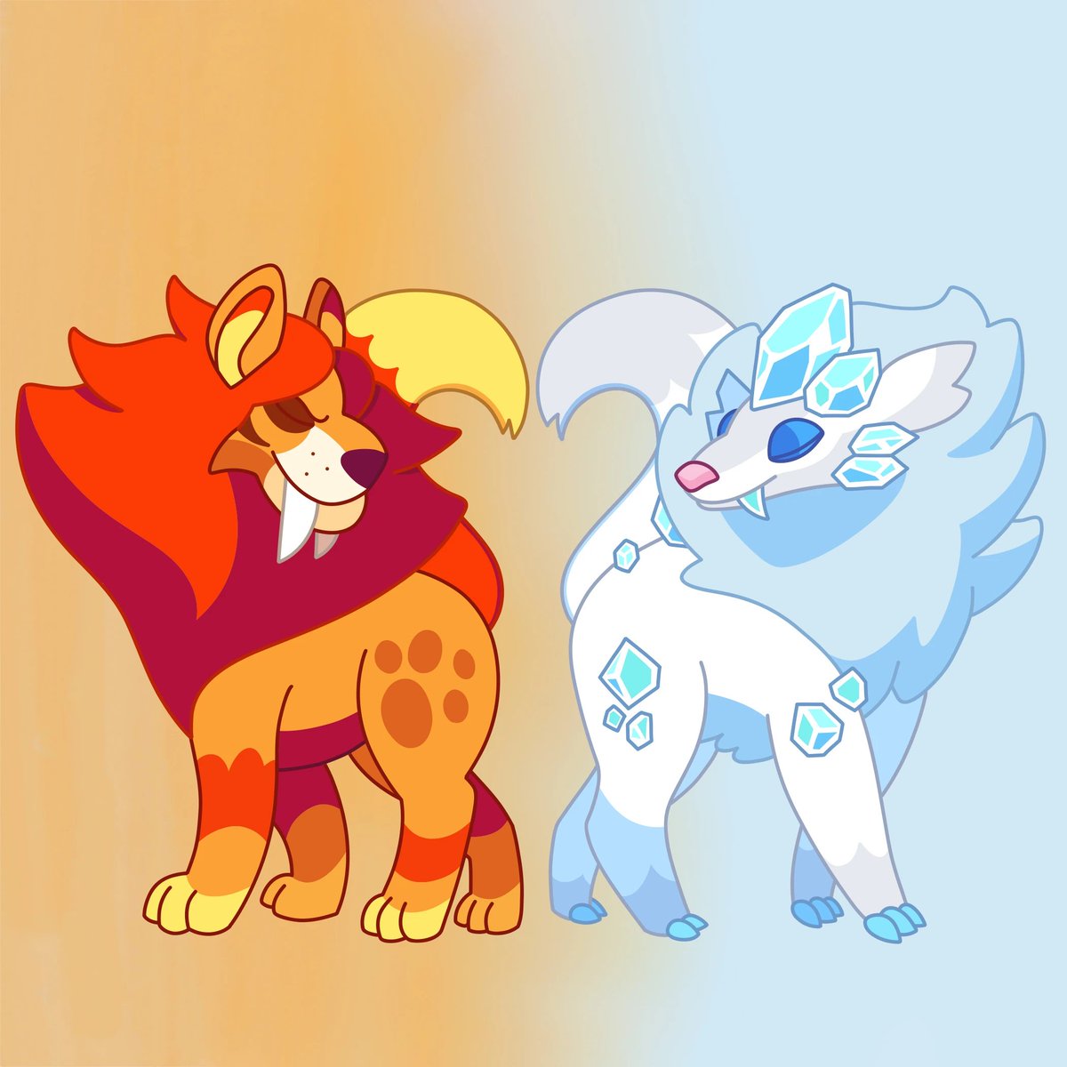 ProdigyGame's tweet image. Fan Art Friday is here! ❄️🔥 Check out this stunning artwork of Frostfang and Liosen by the talented @Prodigypup ! ✨ Who's your favorite?
Tag us or be sure to send your art for a chance to be featured next ⭐
#FanArtFriday #ProdigyMath