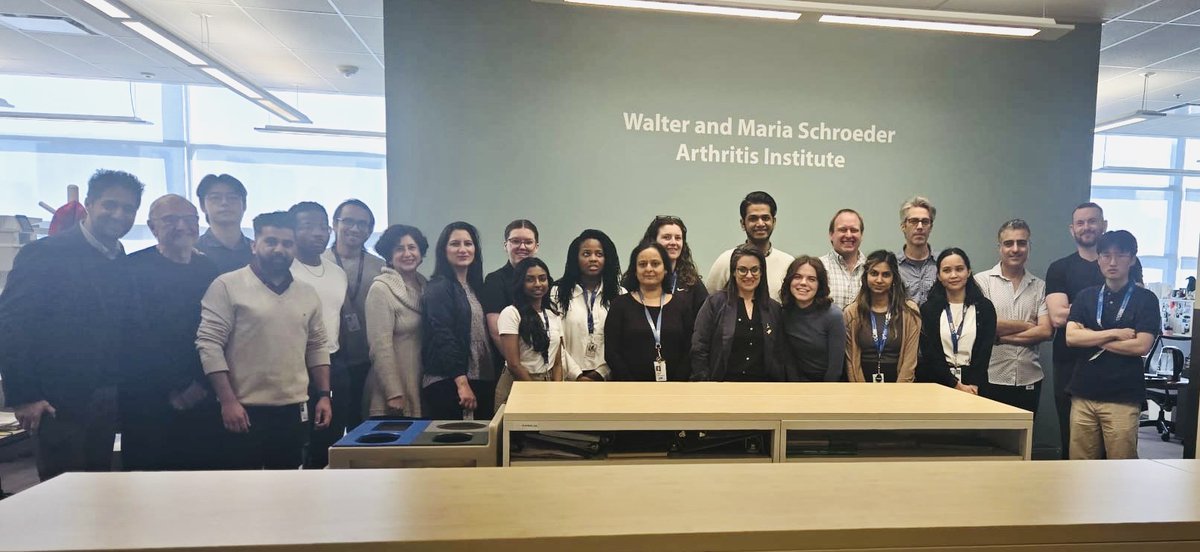 Schroeder Arthritis Institute (@schroederinst) on Twitter photo We are pleased to have hosted Visiting Professor Dr. Mona Dvir-Ginzberg, from <a href="/HebrewU/">Hebrew University</a>, at the <a href="/SchroederInst/">Schroeder Arthritis Institute</a>! Dr. Dvir-Ginzberg toured the Institute's facilities, had engaging conversations with our Principal Investigators and team, and gave a compelling talk on the We are pleased to have hosted Visiting Professor Dr. Mona Dvir-Ginzberg, from <a href="/HebrewU/">Hebrew University</a>, at the <a href="/SchroederInst/">Schroeder Arthritis Institute</a>! Dr. Dvir-Ginzberg toured the Institute's facilities, had engaging conversations with our Principal Investigators and team, and gave a compelling talk on the