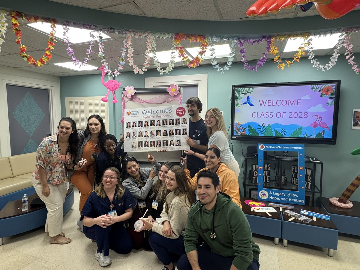 Rani Gereige MD MPH (@rgereigekidsdoc) on Twitter photo Welcoming the <a href="/Nicklaus4Kids/">Nicklaus Children's</a> <a href="/nicklausmeded/">Nicklaus Med Ed</a> Pediatric Residency Class of of 2028 and the Child Neurology residents who join the <a href="/Nicklaus4Kids/">Nicklaus Children's</a> family .. we are excited to meet you and having you part of the family in beautiful Miami #meded #pediatrics #MatchDay2025 Welcoming the <a href="/Nicklaus4Kids/">Nicklaus Children's</a> <a href="/nicklausmeded/">Nicklaus Med Ed</a> Pediatric Residency Class of of 2028 and the Child Neurology residents who join the <a href="/Nicklaus4Kids/">Nicklaus Children's</a> family .. we are excited to meet you and having you part of the family in beautiful Miami #meded #pediatrics #MatchDay2025